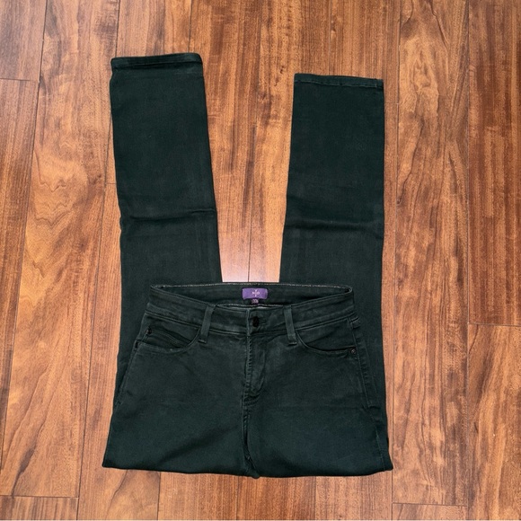 NYDJ Marca Mid-rise Jegging US 2 Forest Green - Picture 1 of 4